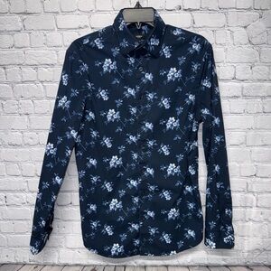 Express Floral Slim 1MX Button Down